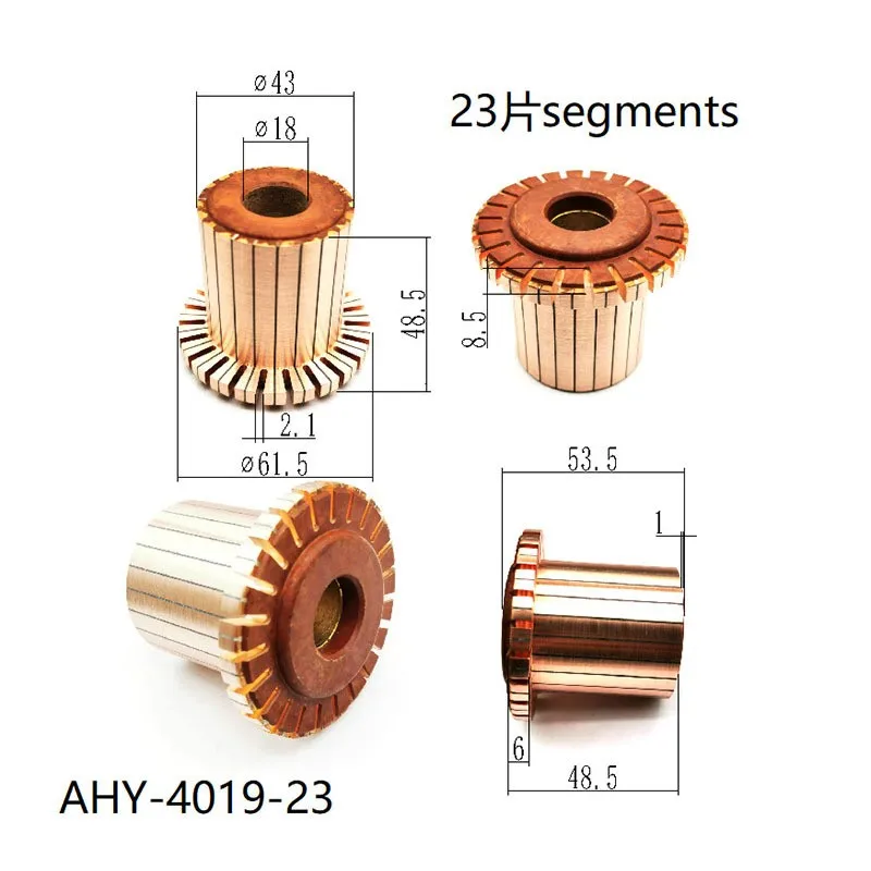 43*18*48.5*23P Commutator Ahy-4019-23