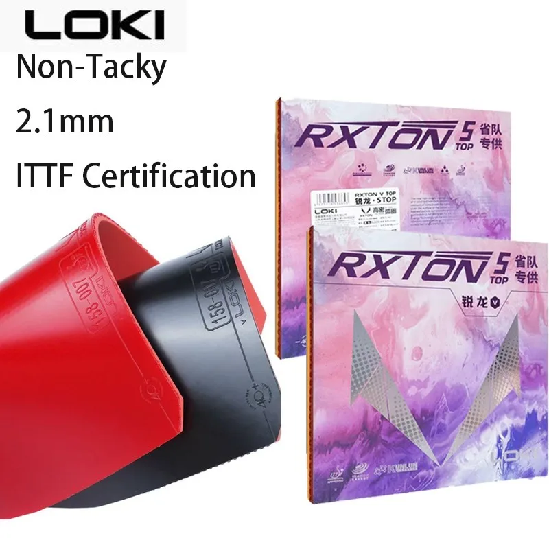 

Эксклюзивная неотложная резиновая простыня для пинг-тениса серии LOKI RXTON-5 для настольного тенниса, одобренная ITTF