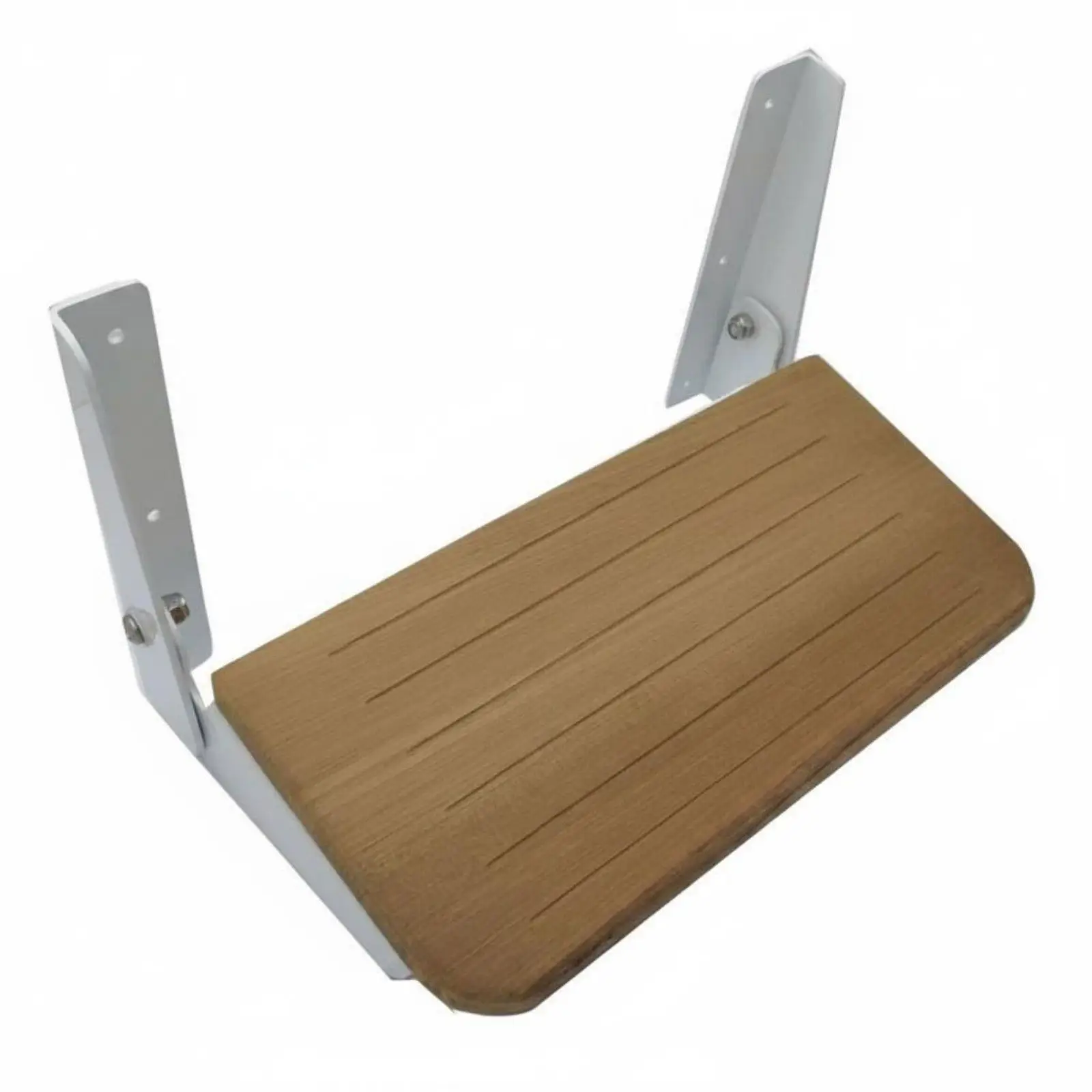 Foldable Teak Step Long-Lasting Boat Fold-up Step Sturdy Duty for Yacht