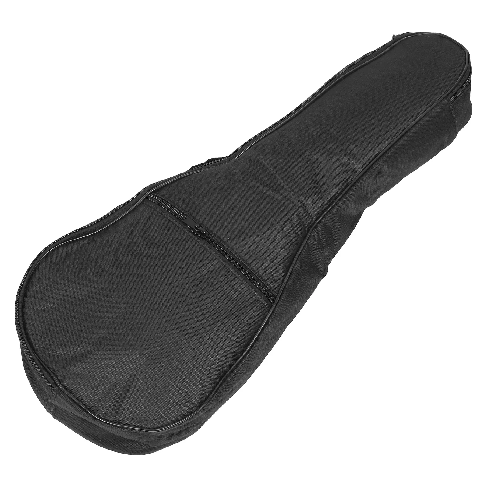 

1Pcs Ukulele Bag Oxford Cloth Cotton Portable Carrying Case Lightweight Storage Organizer Black Portable Ukulele Bag