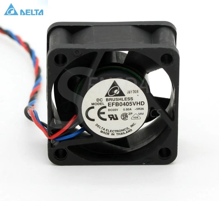 40mm 5V Fan for delta EFB0405VHD 4020 4cm 0.50A Server Inverter Axial Cooling Fans