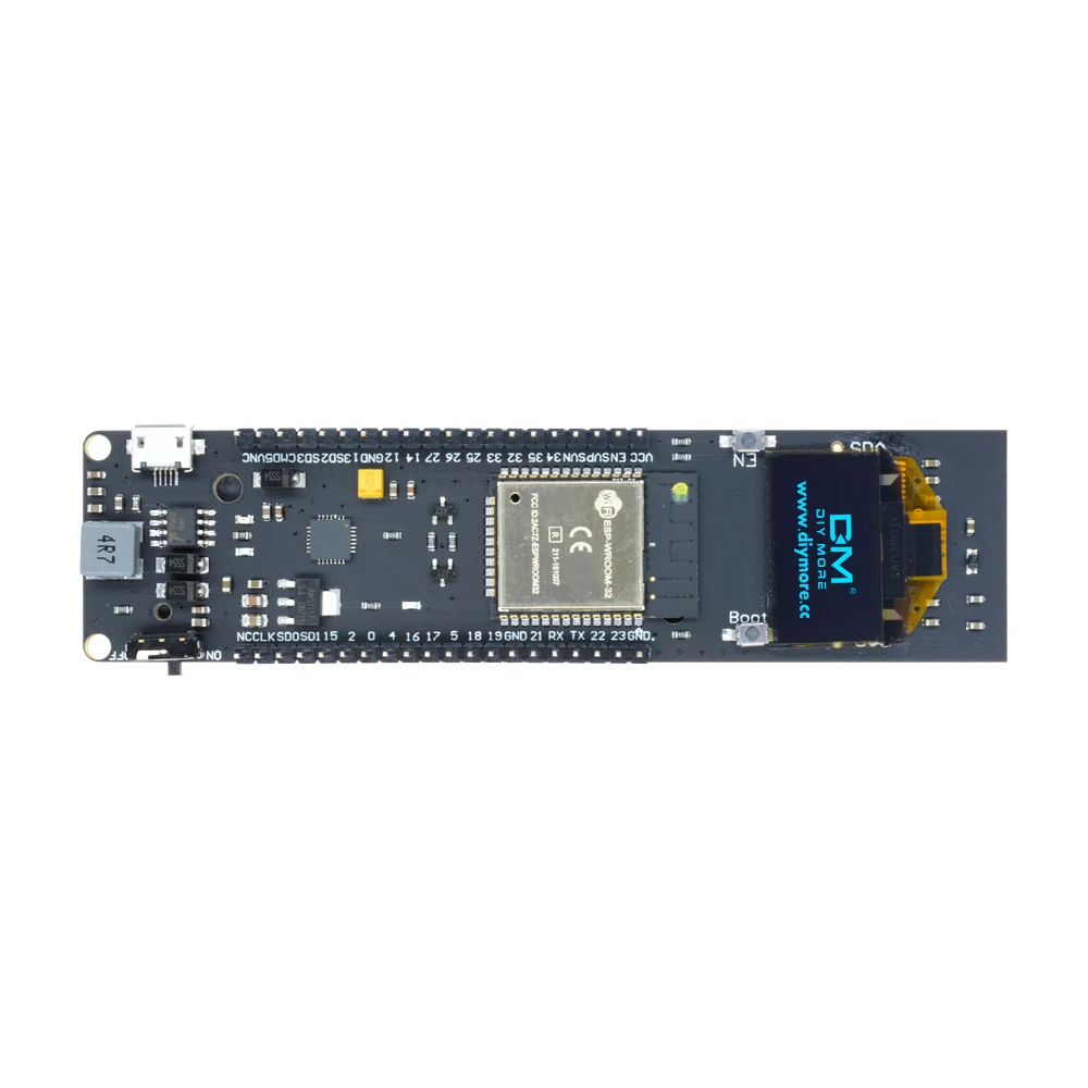 WEMOS ESP32 WIFI Wireless Bluetooth Module with 18650 Battery Holder+0.96-inch OLED Development Board