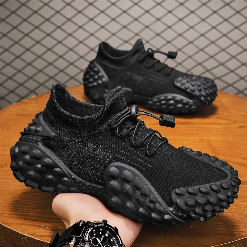 

Fashion Non-slip Breathable Man Walking Shoes Outdoor Comfortable Mesh Men Casual Sneakers Lightweight Soft Running Sport Shoes