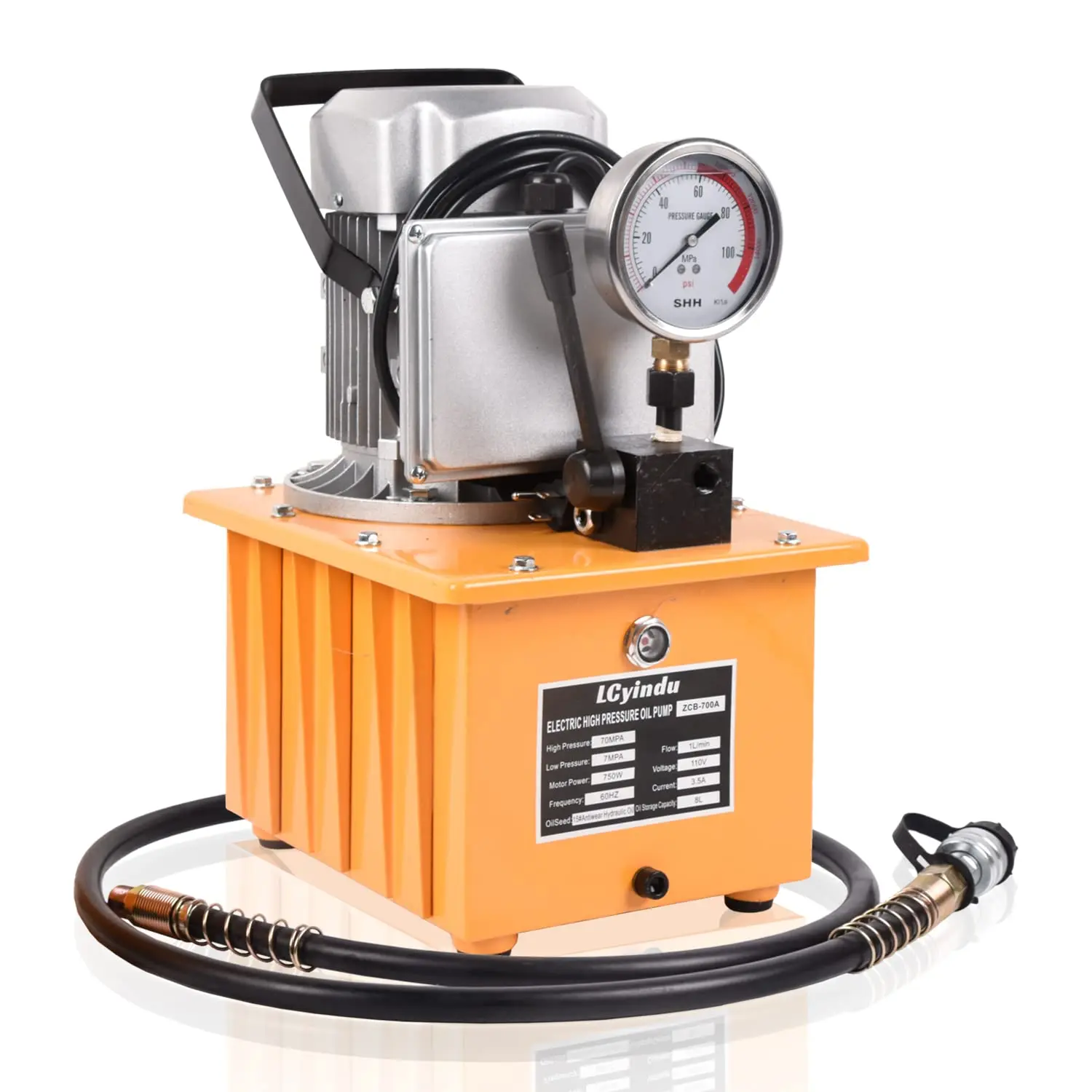 750W Dubbele Circuit Elektrische Pomp Elektrisch Aangedreven Pomp Hydraulische Pomp 380V 220V Power Hydraulische Gereedschappen