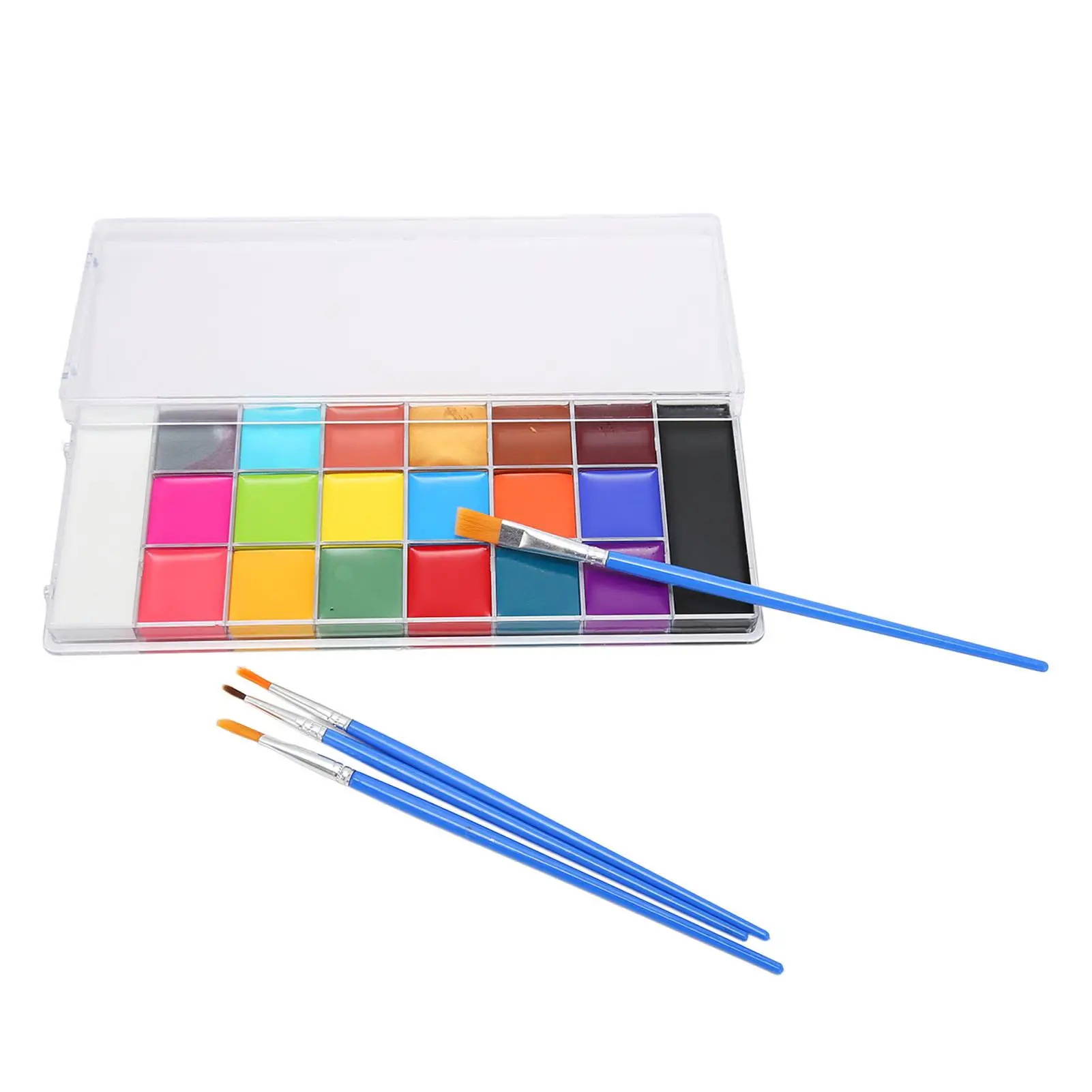 Kit de peinture professionnel pour le visage et le corps, palette d'huile crème pour cosplay, couleurs vives, facile à utiliser, 20 couleurs