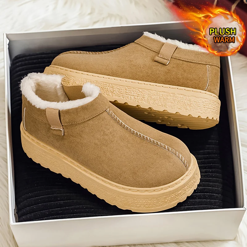 Low-cut Warm Snow Boots Comfortable Shoes Women Fashion Short Shoes 2027 New Winter Warm Boots Fur Ladies Snow Boots
