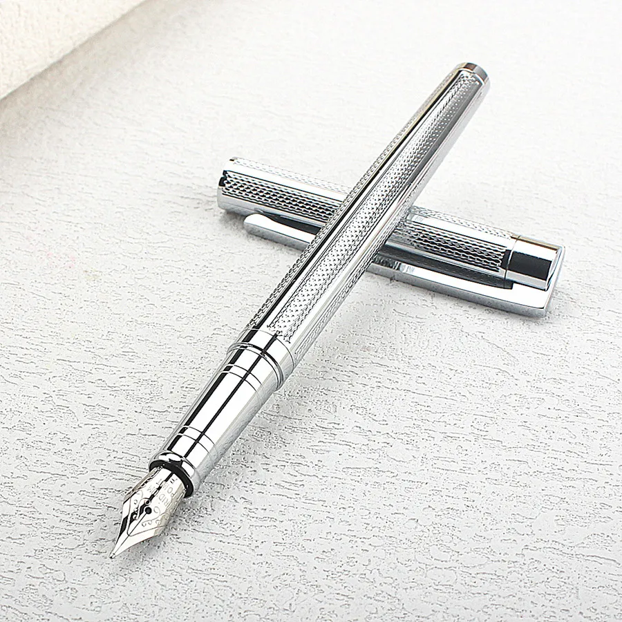 Baoer 3035 Stainless steel Fountain Pen 0.5mm Nib Iridium Point Pen The latest sales champion