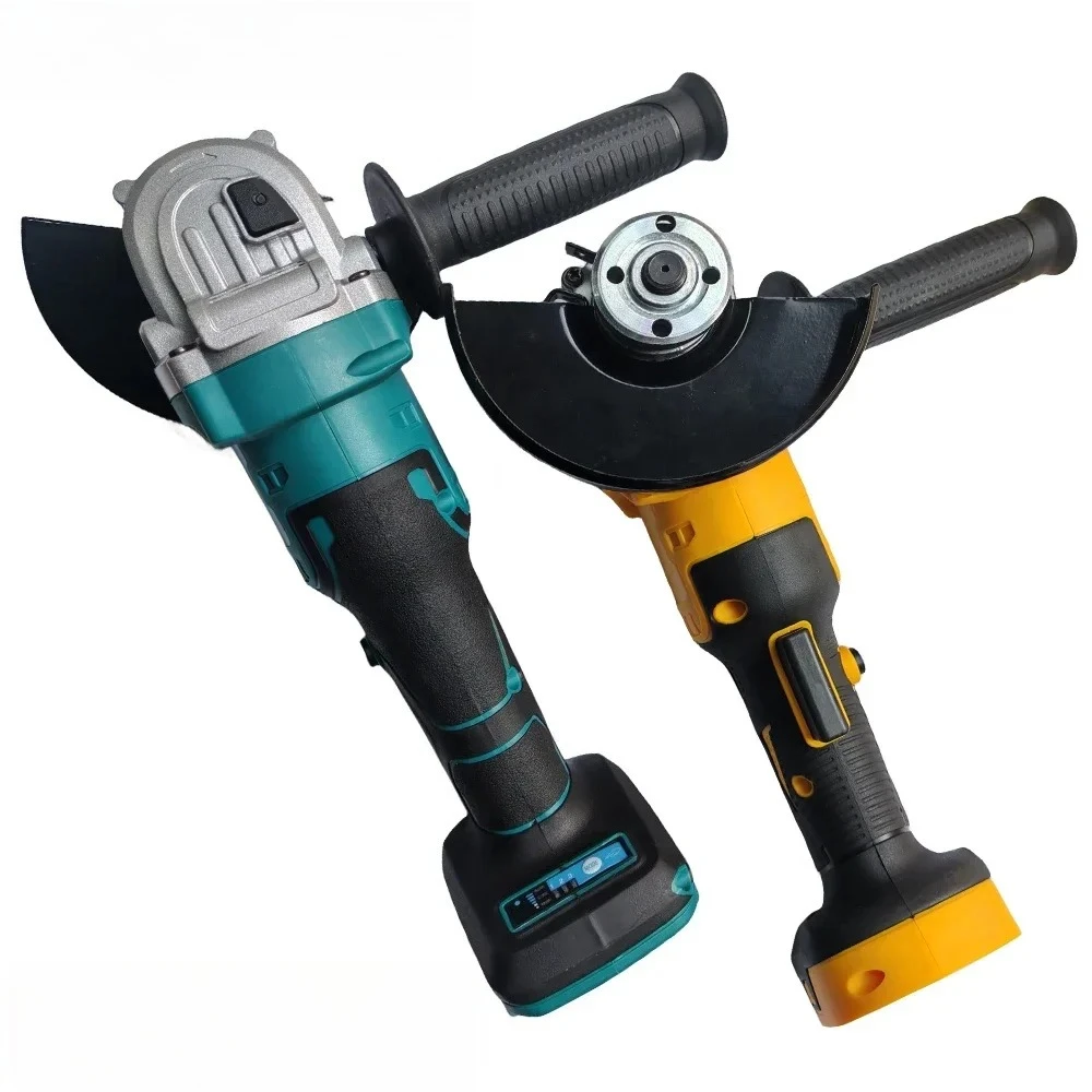 

L100MM/125MM M14 Brushless Electric Angle Grinder Cutting Woodworking Tool No Battery Variable Speed Fit Makita 18v Battery