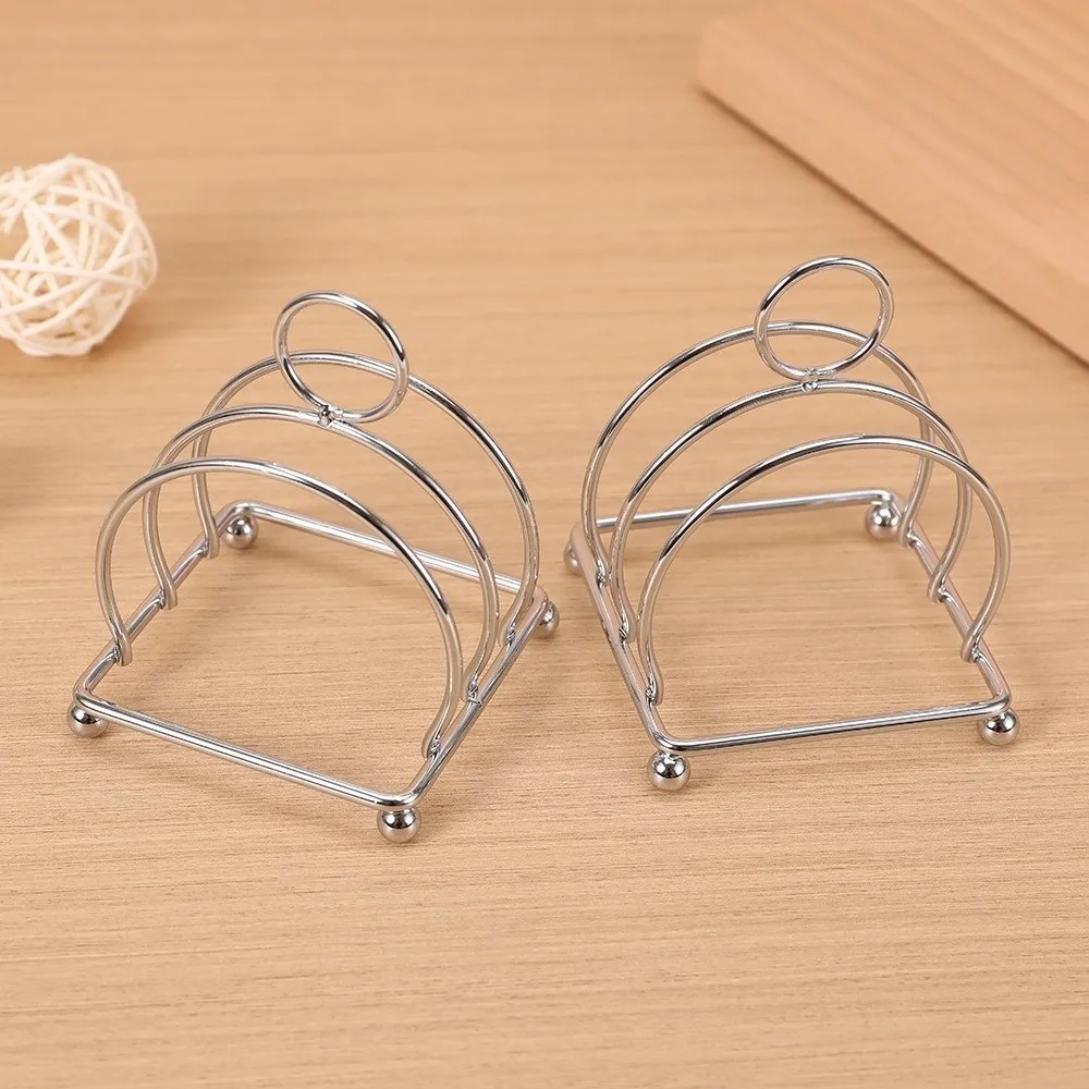 Stainless Steel Toast Bread Rack Multi-functional Food Display Bread Holder Stable Space Saving Bread Cooling Rack Home Kitchen