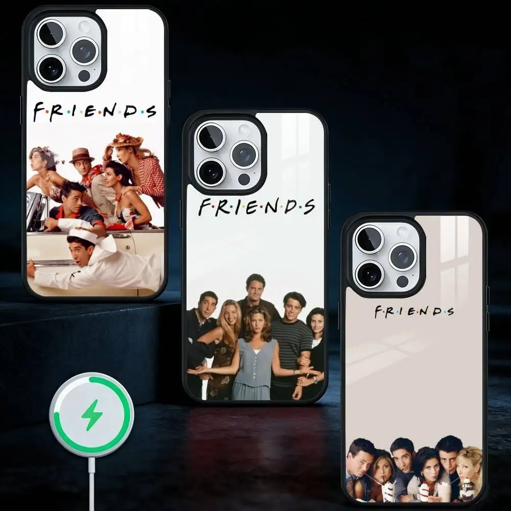 

F-Friends TV Show Phone Case For iPhone17,16,15,14,13 Plus,Pro Max Magnetic For Magsafe Wireless Charging