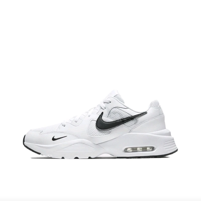 

Nike Air Max Fusion Men's Running Shoes, Light Weight, Budget-Friendly, Casual Sneakers, White/Black