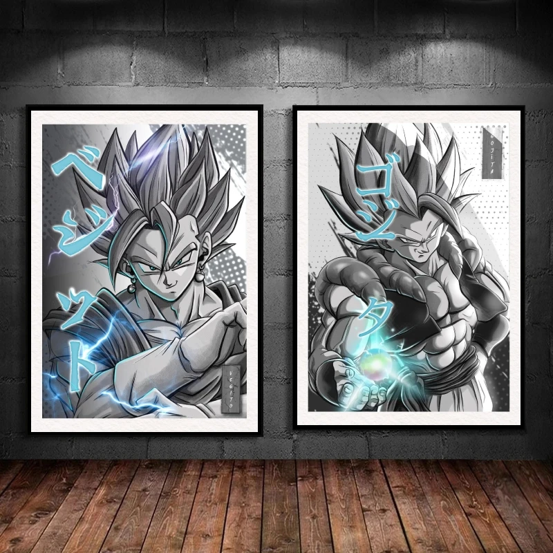 

Japanese Anime Poster Dragon Ball Goku Comics Pictures Room Home Children's Bedroom Decor Decoration Paintings Cuadros Best Gift