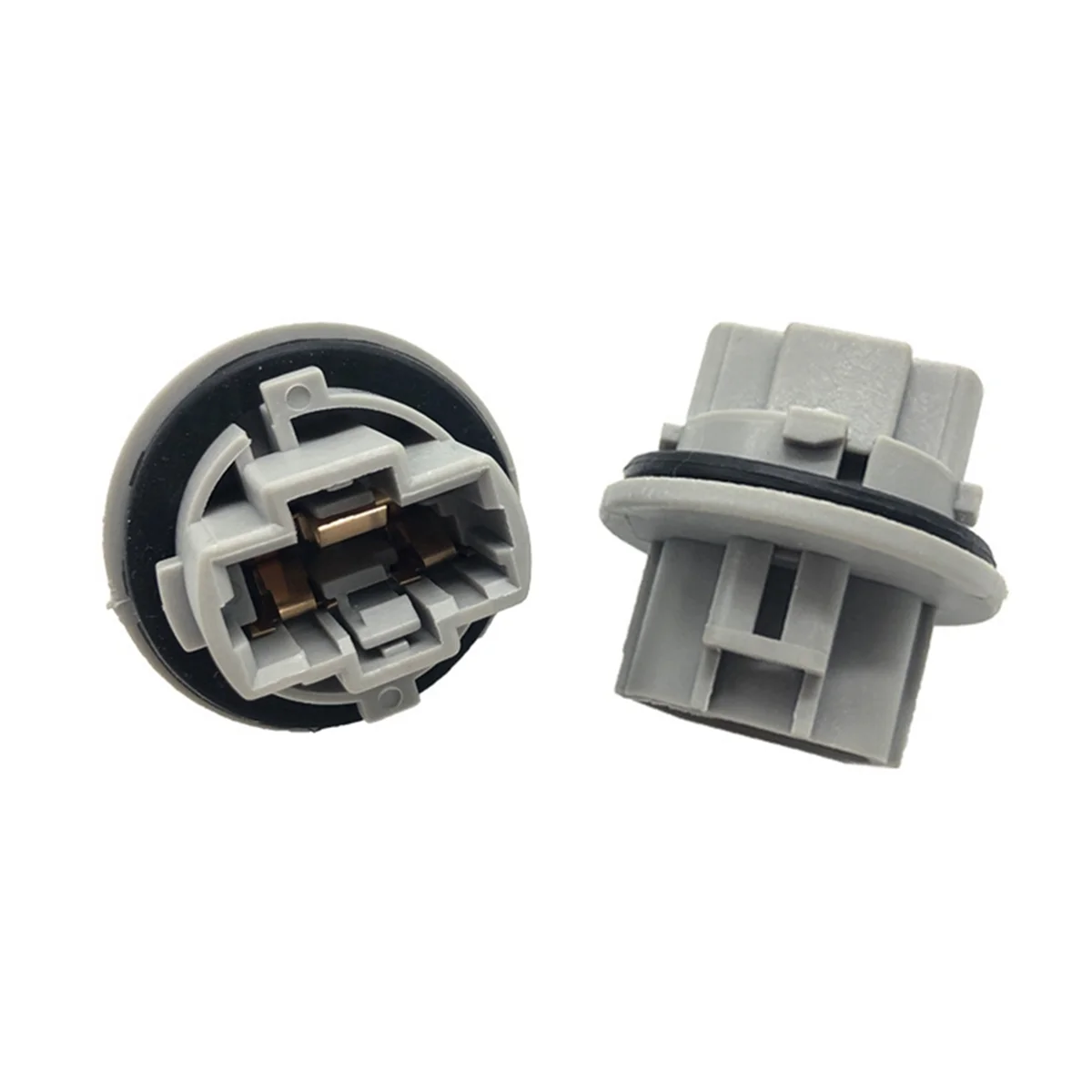 Base de enchufe de bombilla de señal de giro delantero automático, 2 piezas, 90075-60060, apto para Toyota Tacoma, Tundra, Sequoia, Corolla