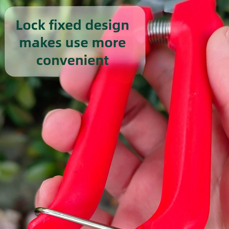 Garden Pruning Shears Professional Garlic Scissors Plant Vegetables Fruit Flower Pruning Tools Multi-functional Pruner Shears