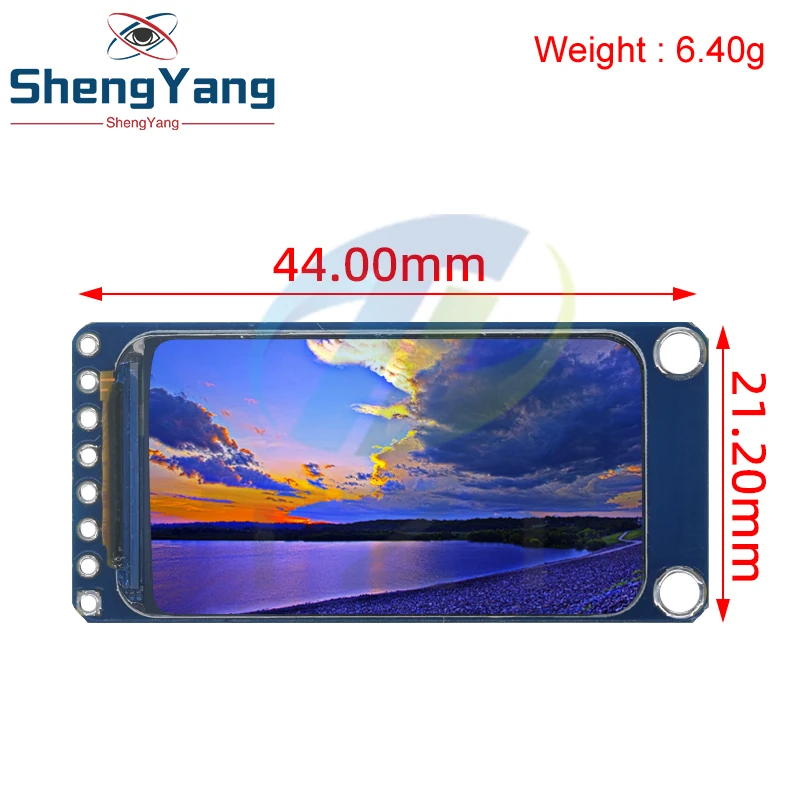 TZT 1.47" 1.47 Inch 172x320 SPI Full Color TFT HD IPS Screen LCD LED Display Module 172*320 ST7789 Controller 3.3V SPI Interface