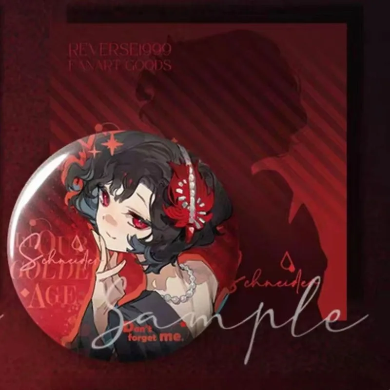 Game Reverse:1999 Brooch Anime Pins Characters Vertin Schneider Cosplay Badge Lapel on Bag Clothes Accessories Collection Gift
