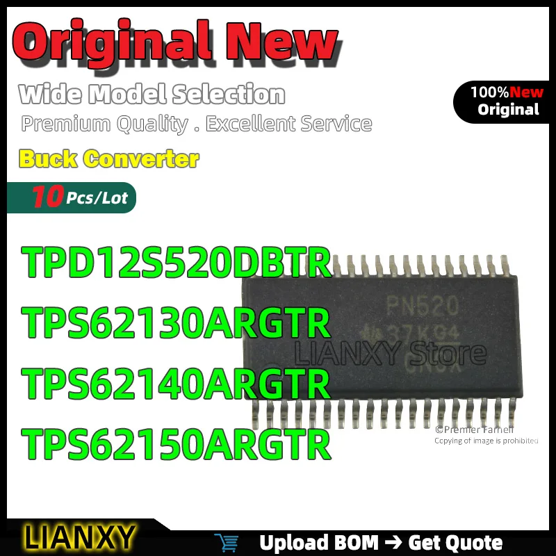 10Pcs VQFN-16 TPD12…