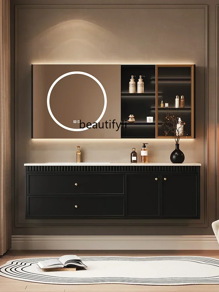 

Bathroom Cabinet Combination Stone Plate Basin Bathroom Table Wash Basin Bathroom