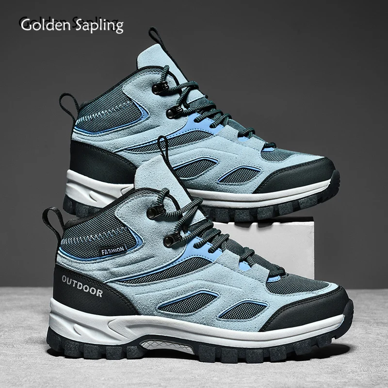 

Golden Sapling Outdoor Men's Climbing Shoes Fashion High Quality Sports Leisure Sneakers Male Breathable Cozy Hard-Wearing Shoes