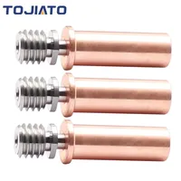 Quality V5 Bimetal Throat Titanium Alloy Copper Throats V5 Bimetal Heatbreak for ANYCUBIC Mega Vyper Chiron Hotend Extruder