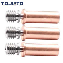 Quality V5 Bimetal Throat Titanium Alloy Copper Throats V5 Bimetal Heatbreak for ANYCUBIC Mega Vyper Chiron Hotend Extruder