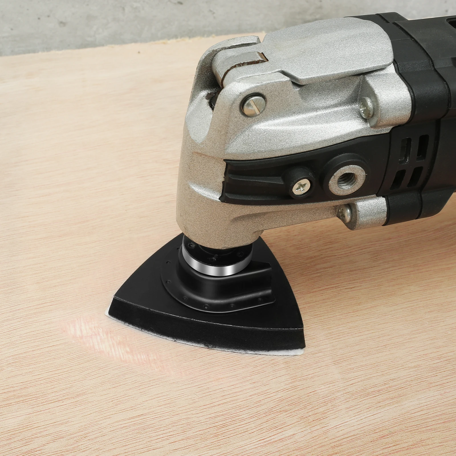 122Pack Grinding Triangle Oscillating Sandpaper Triangular Sanding Pad Hook Loop60/80/120/180/240/320 Grit For Multitool