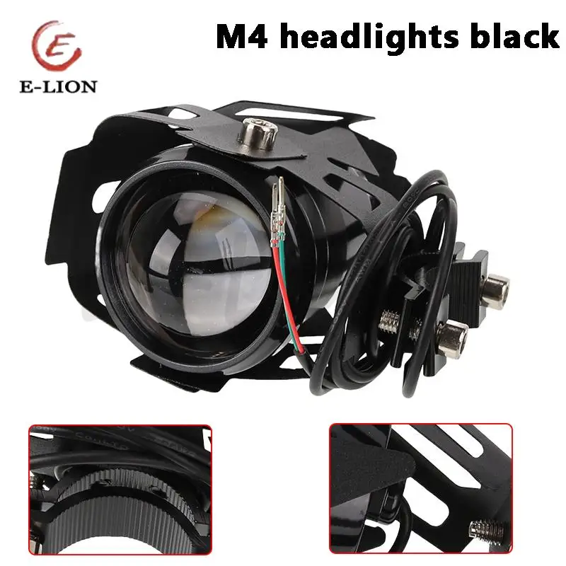 سكوتر LED الضوء الأمامي مقاوم للماء سميكة المصباح ل Kugoo M4 G-Booster سكوتر كهربائي المصباح أضواء الدراجة الإلكترونية أجزاء