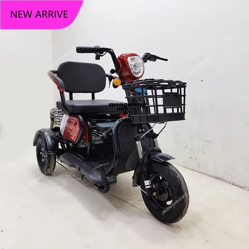 

Электрический трехколесный велосипед для взрослых 500 Вт, максимальная мощность двигателя, грузовой, с аккумулятором