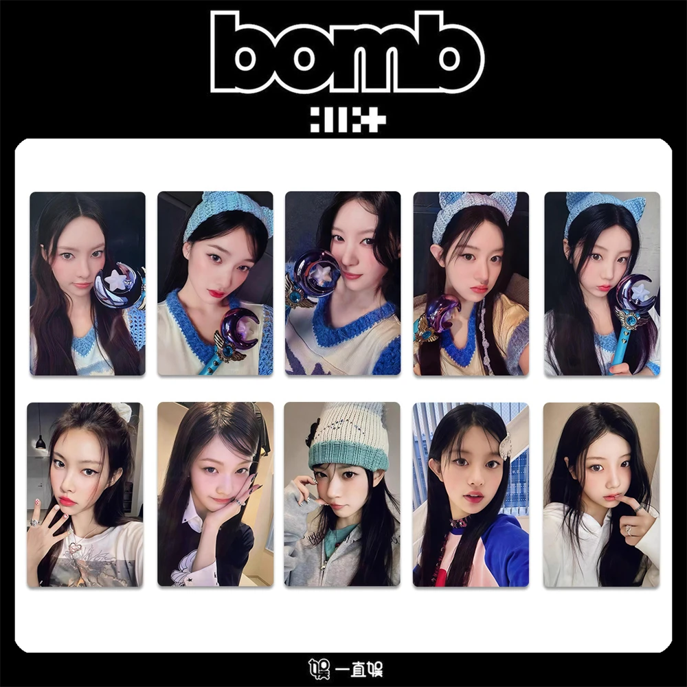 

5 шт./компл. фотокарточки KPOP ILLIT, фотографии участков, двусторонние открытки MINJU IROHA WONHEE MOKA YUNAH, карты ЛОМО, фанаты собирают подарок