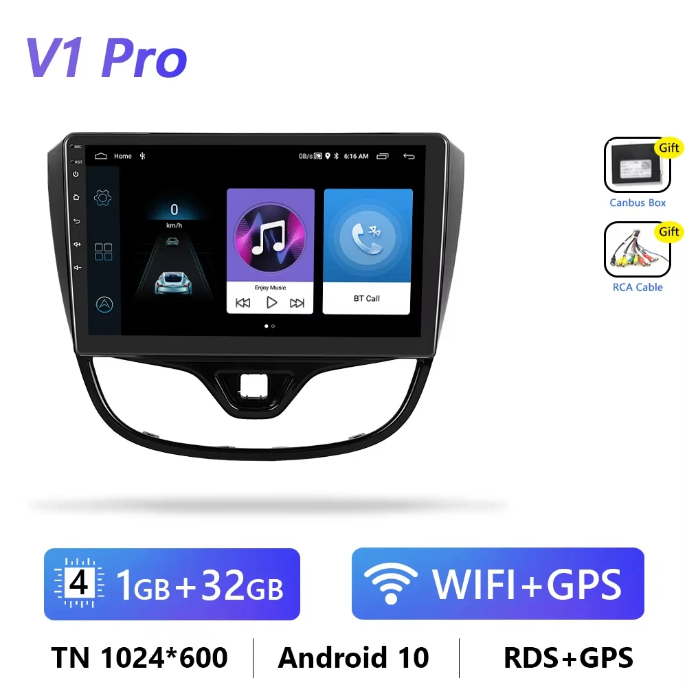 4G Carplay Android Radio Auto Multimedia Speler Voor Opel Karl Vinfast Fadil 2017-2020 Head Unit Gps Stereo Intelligente Autoradio