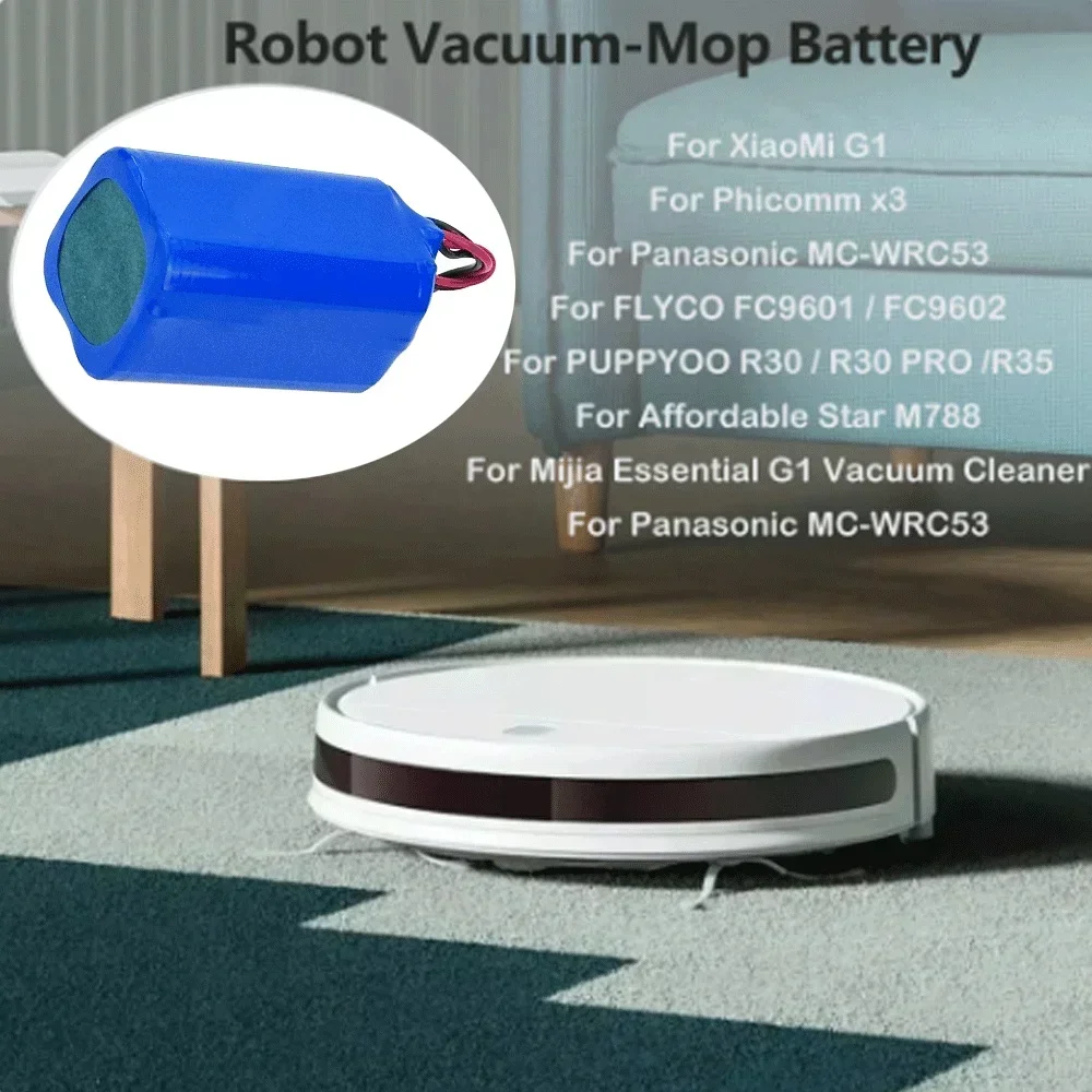 Novo 14.8v 2800mah li-ion bateria de alta qualidade sm 3p plug para airrobo p20 robô aspirador de pó