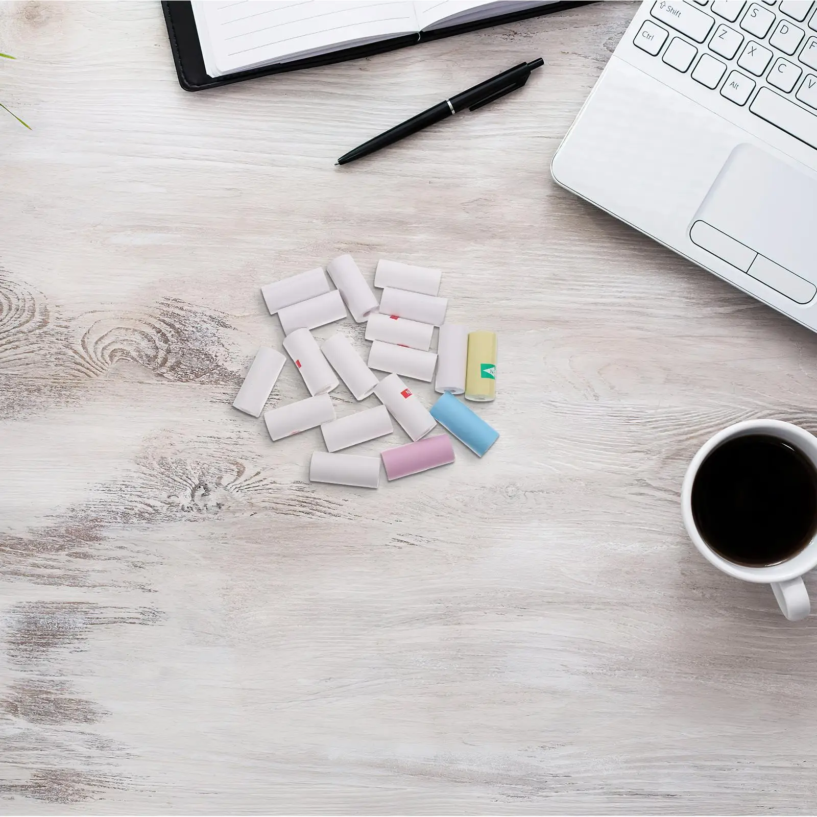 18 Rolls Mini Printer Thermal Compatible Instant Cameras Smooth Surface Precise Cutting Photos Text Labels Cards Kids Refill