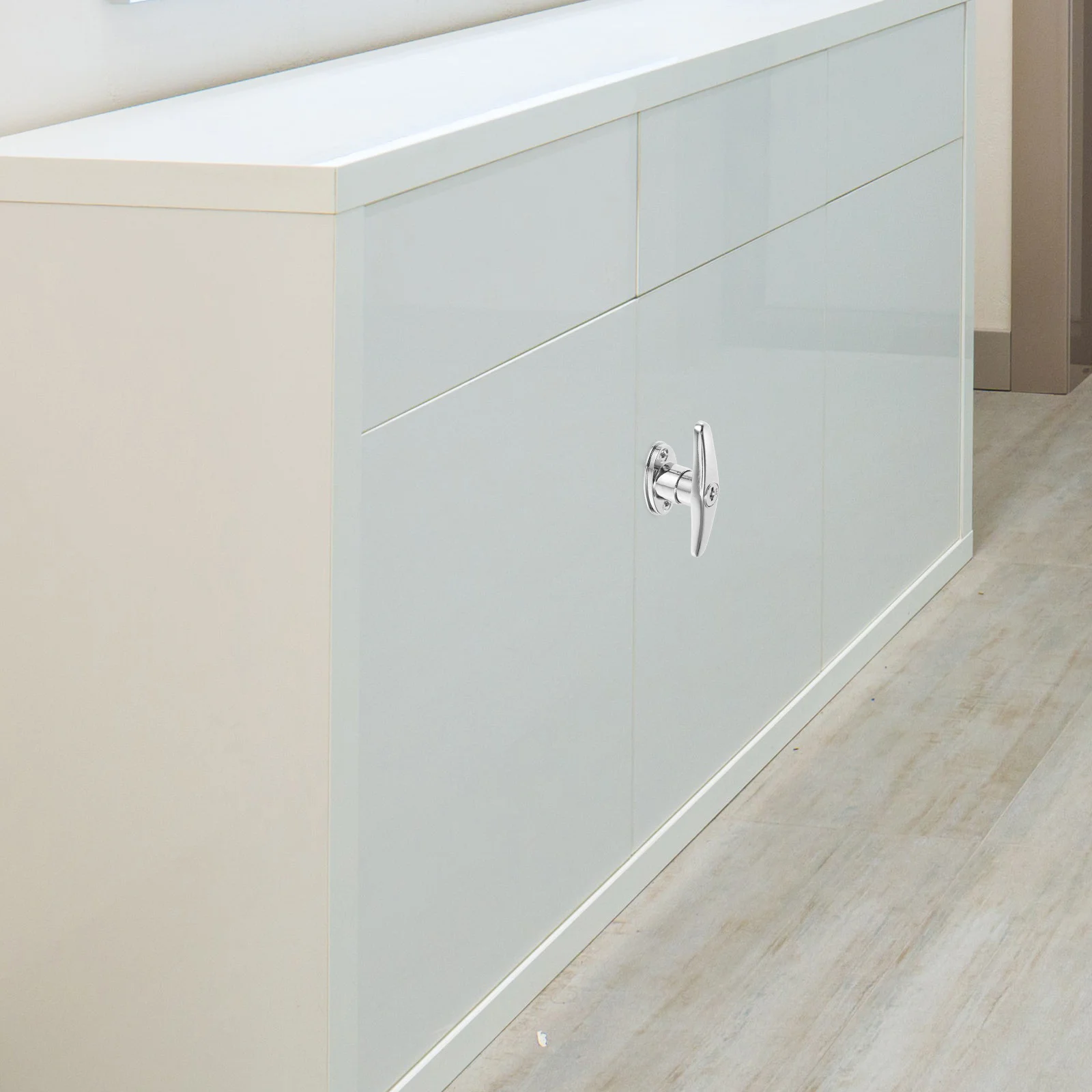 T Griff Zink-legierung Für Garage Scheune Tür Schuppen Tor Möbel Schrank Outdoor Sicherheit Lock Set Tür Griff Lock Kit