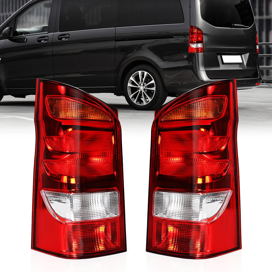 

Задний фонарь для Mercedes Benz Vito W447 2015 2016 2017-2021, задние стоп-сигналы, сигнальная лампа дальнего света без лампочек A4478200064