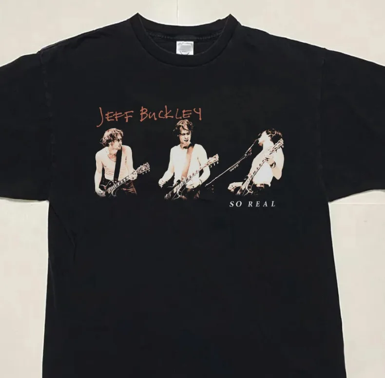 Camiseta de Jeff Buckley So Real, camisa de concierto de los 90, S-5Xl Unisex, 1994