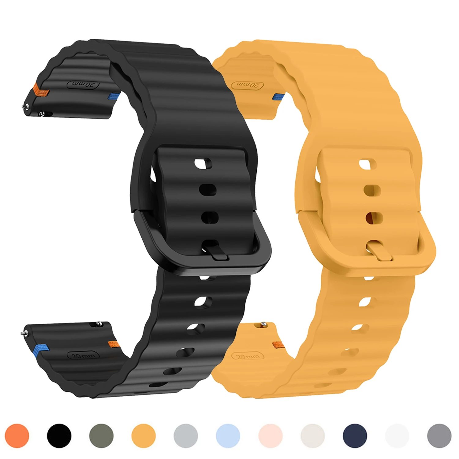 22Mm Silicone Strap… - image