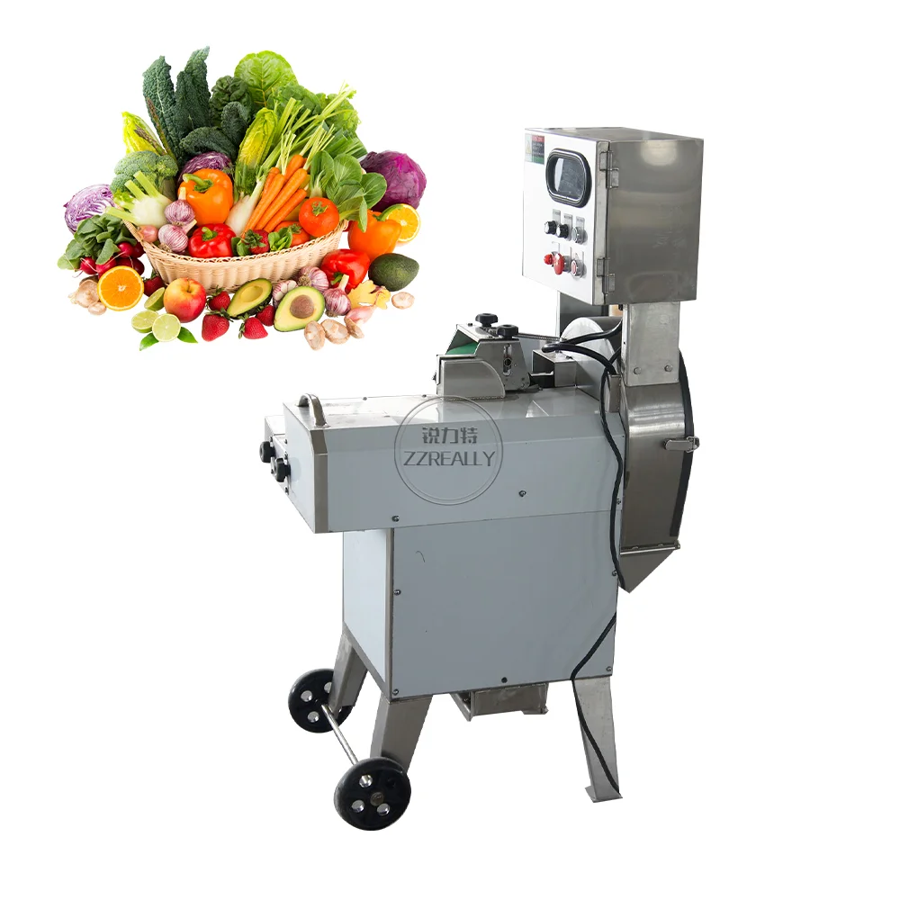 

Multifunctional Vegetable Cutter Machine Fruit Cutting Slicing Tool Commercial Electric Potato Carrot Ginger Onion Chopper