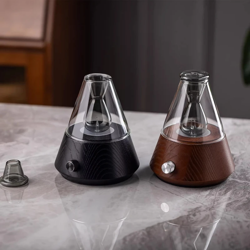 

Desktop aromatherapy machine Bedroom essential oil atomization diffuser Solid wood retro cold fragrance instrument gift box gift