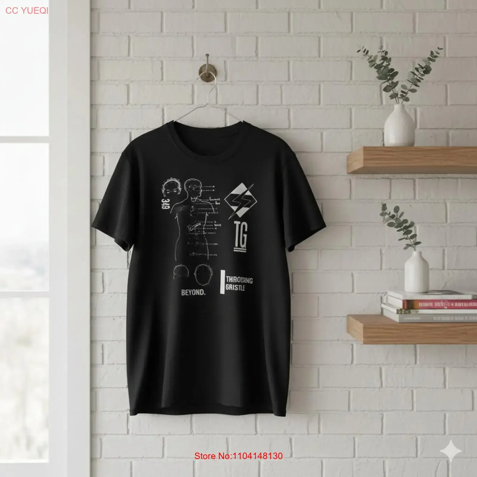 Throbbing Gristle TG Industrial Music T Shirt Black Vintage T875 vintage Washed Casual fashion Stylish streetwear Unisex