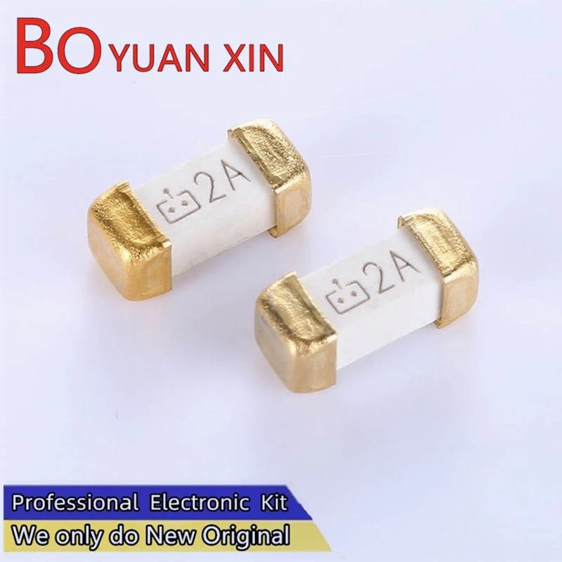 10 Pcs/lot Gold Foot 1808 2410 125V SMD Fast Blow Fuse 0.5A 0.75A 1A 2A 3A 4A 5A 6.3A 8A 10A 0451 Ultra-rapid Fuses