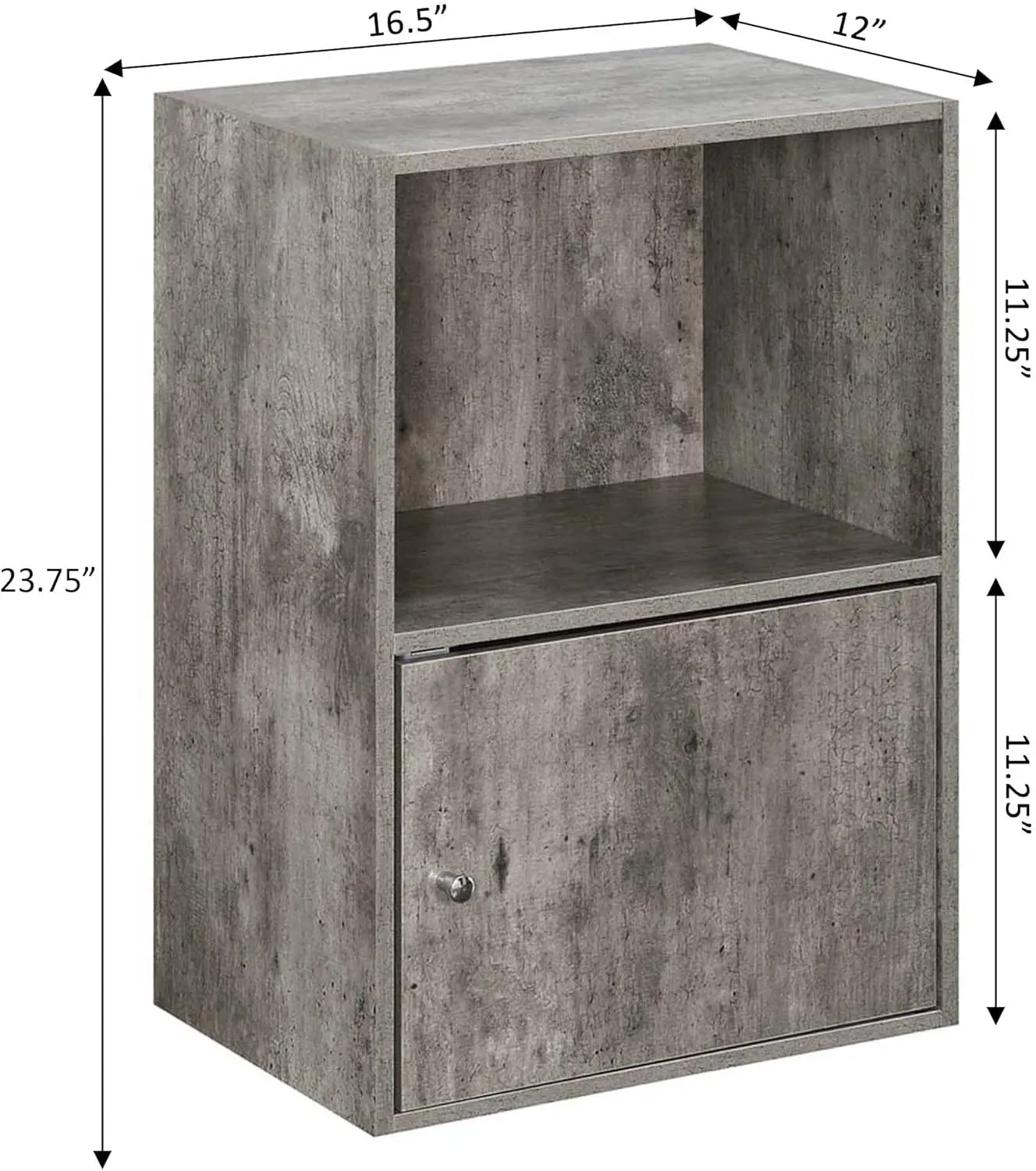 

Xtra Storage 1 Door Cabinet, Faux Birch