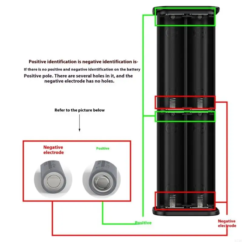 H7JFアセンブリ8x21700バッテリーストレージボックスはんだを必要としないDIYパワーバッテリーホルダー