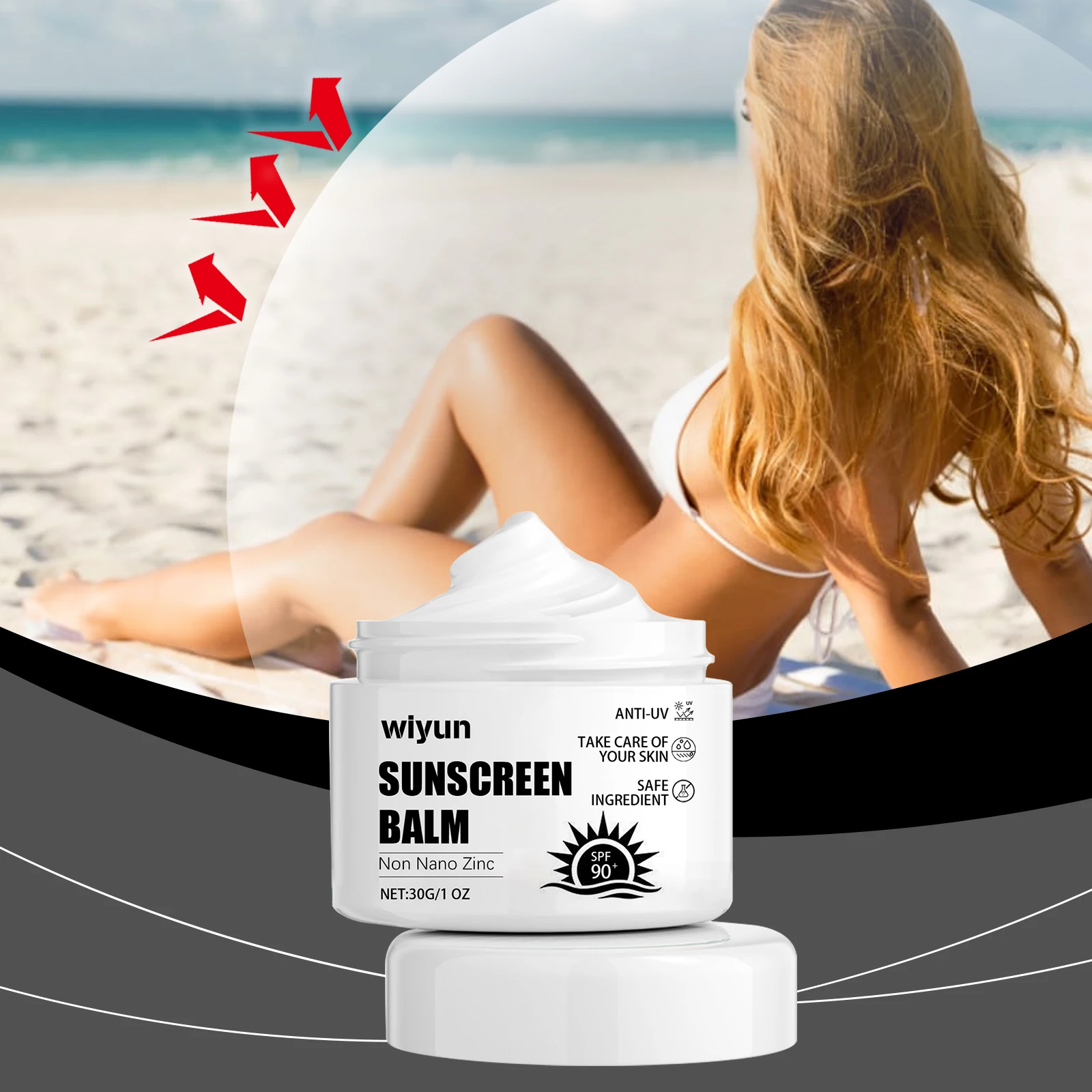 

Wiyun Moisturizing Protection Cream Outdoor Isolation UV Protection Skin Refreshing Moisturizing Whitening Daily Care Cream