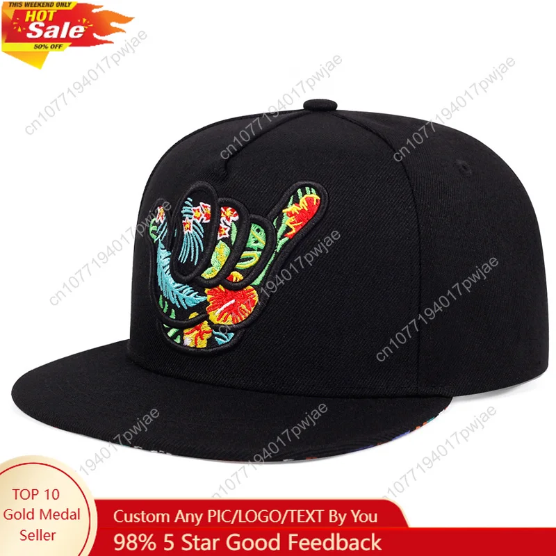 

Fashion Hip Hop Baseball Cap personality Finger Embroidery Trucker Caps Cotton Snapback hat Outdoor Sun Hats sports leisure Caps