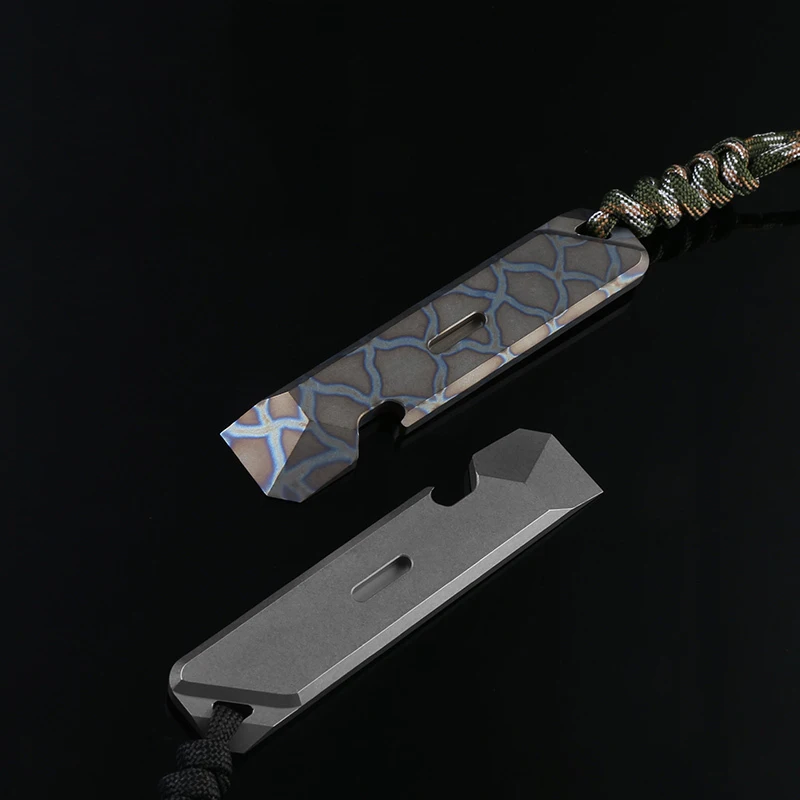 EDC tytan alloy łom narzędzia ręczne odkryty sprzęt kempingowy EDC narzędzia wielofunkcyjne kolekcja prezentów — zdjęcie 5