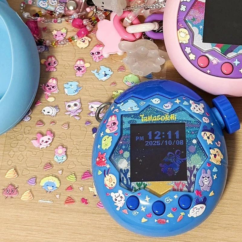 وصل حديثًا ملصق فني للأظافر Tamagotchi Paradise Happy Garden مع تصميم لطيف وملصق doujinshi ملصق مزخرف متوفر في المخزون #3