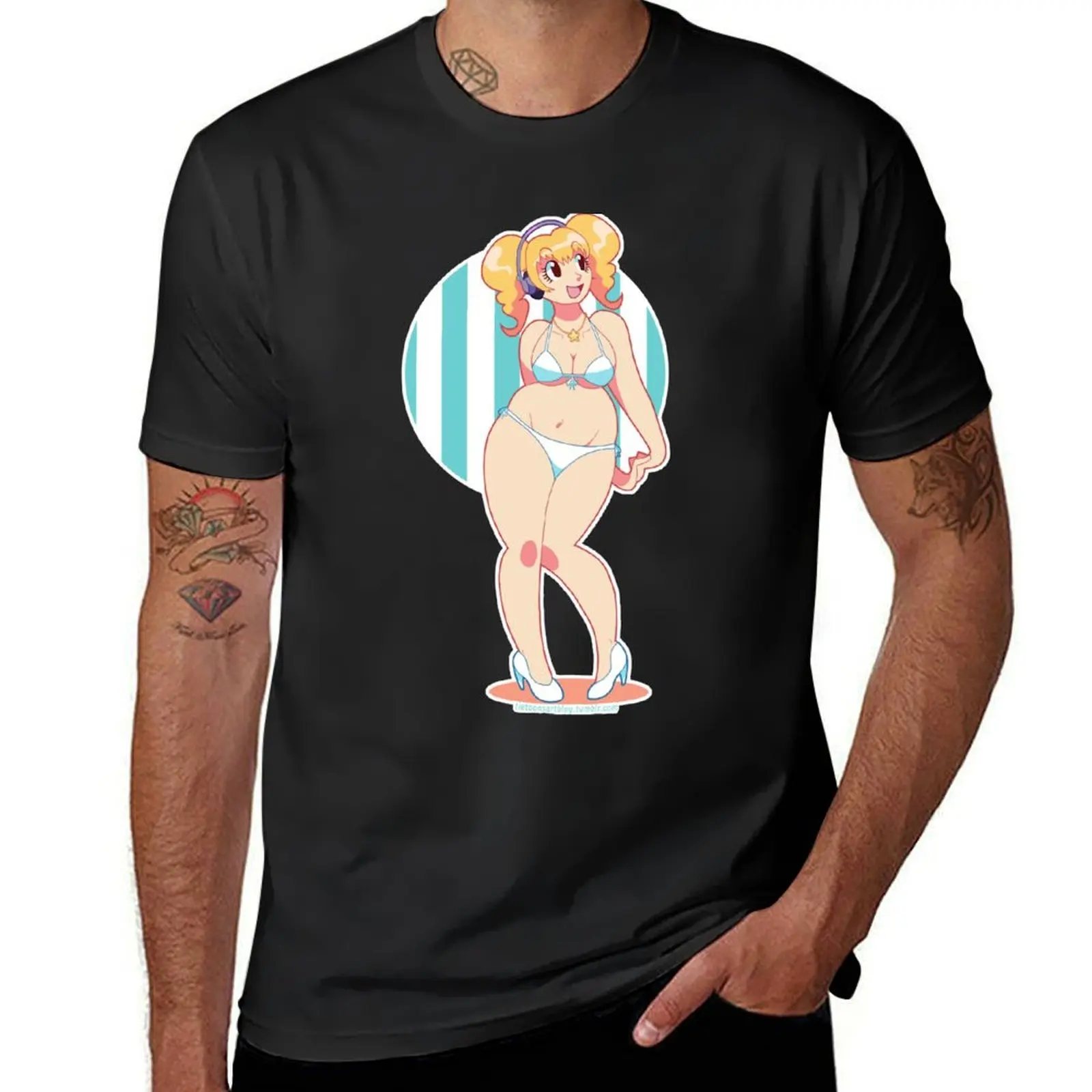 

Super Pochaco Bikini T-Shirt sweat summer clothes shirts graphic tee oversized t shirt mens graphic t-shirts funny