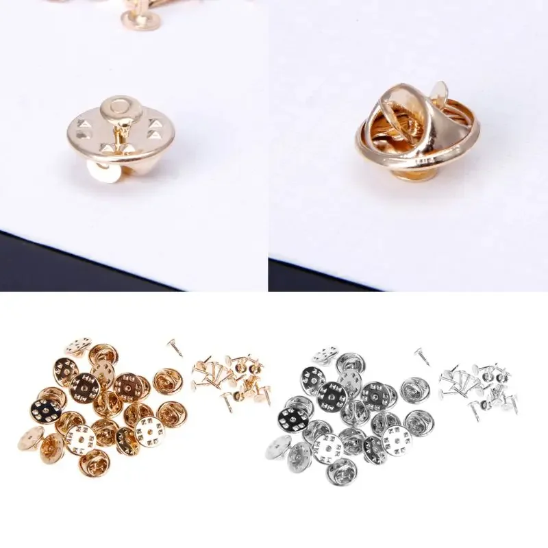 Металлические-штифты-брошь-назад-застегки