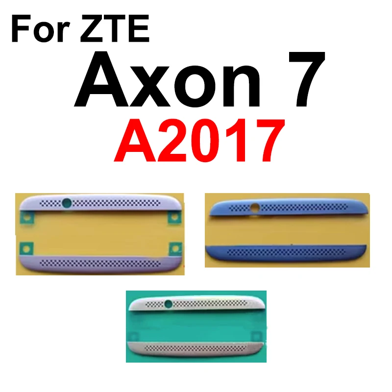 For ZTE Axon 7 A2017 A2017G A2017U Up Down Network Cover Front Frame Earpiece Speaker Up Down Mesh Front Frame Parts