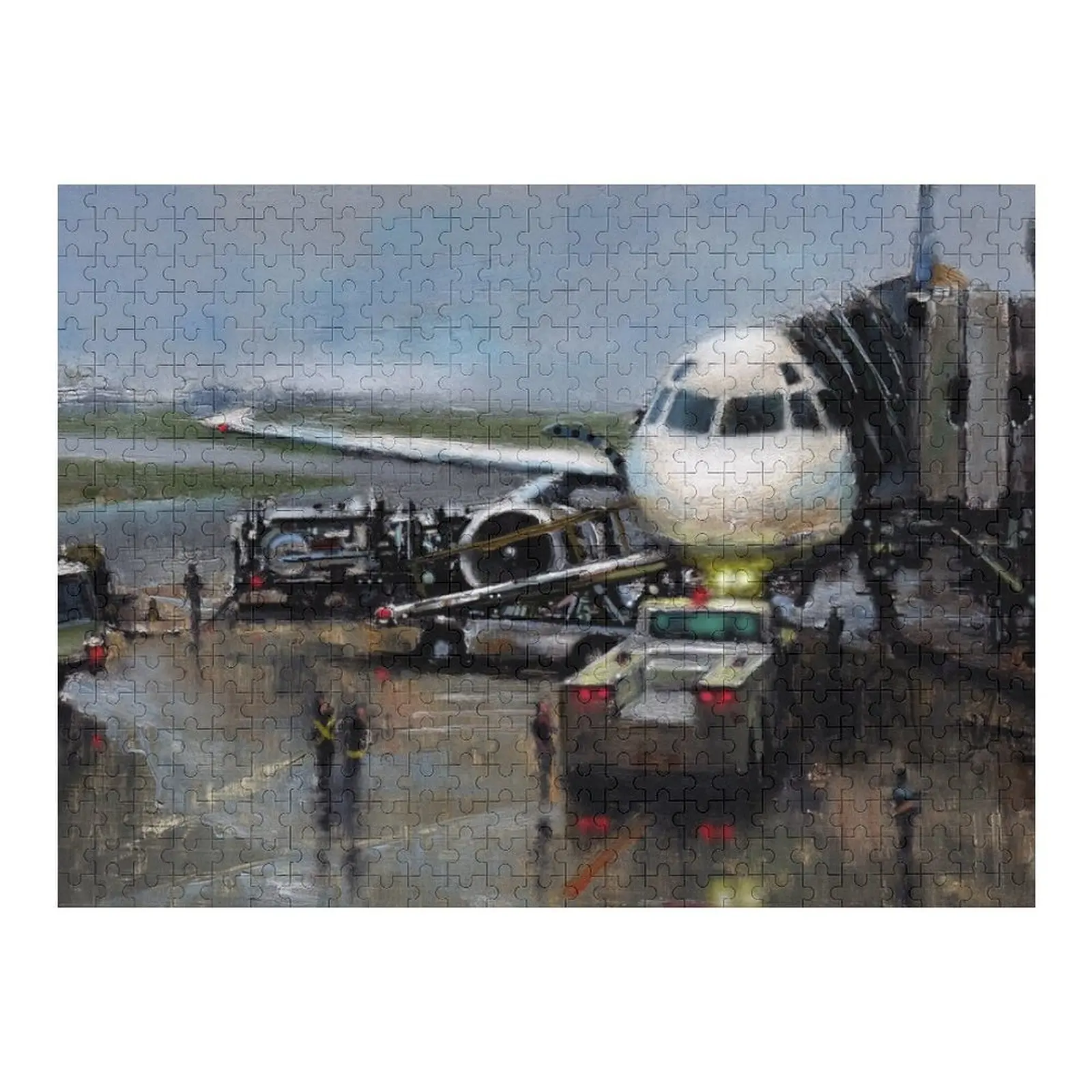 

Раскрытие на самолете, головоломка, настраиваемый детский подарок, индивидуальная фотография, деревянная головоломка на заказ